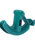 Heavy Duty Hydraulic Pipe Bender For Metal Conduits And Copper Tubing, cast iron manual bender showing side view.