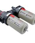 Air Compressor FRL Combo with Oil Water Separator Filter Regulator and Lubricator for One Quarter, Three Eighths and One Half Inch Lines