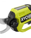 18V Brushless Cordless Pruner With High Power Technology, featuring sharp blades, black and yellow design, tool only, battery not included