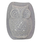 5.5 Inch Tall Garden Owl Concrete Mold For DIY Cement Crafts And Outdoor Decor Build Your Own Stone Owl Statue With Easy To Use Polyethylene Plastic Mold