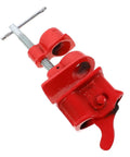 Lightweight Quick Woodworking Pipe Clamp With Ergonomic Grip For One Hand Operation Handy Grippy Durable Coating For Woodworkers
