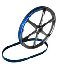 Blue Ultra Duty Band Saw Tires For 33 WM14 Band Saw Beefed Up Urethane Replacement Part on metal wheel