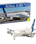 One Hundred Forty Four Scale Airbus A380 Advanced Model Kit With 163 Pieces, Requires Assembly And Painting, Glue And Paint Not Included