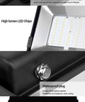 Outdoor Waterproof Landscape Lighting LED Flood Light 50W RGB CCT Color Changing 2700K To 6500K with heat sink and waterproof plug