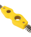 Double Ended Pipe Cleaner Brush For Automotive Parts And Copper Pipes Heavy Duty Abrasion Resistant Tool With Multi Diameter Adaptability For Plumbing Installation Plastic And Alloy Lines Battery Terminal Cleaner And Car Maintenance Must Have, 192 x 44 x 24 mm