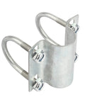 Eight Pack U Bolt Cross Pipe Clamps For Greenhouse And Chain Link Fence Builds, Heavy Duty Adjustable Grid Connectors, carbon steel.