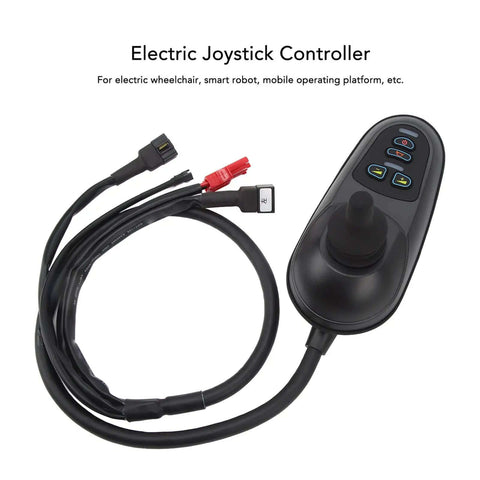 24V Electric Wheelchair Joystick Controller With Brake Connector For Easy Speed And Direction Control in mobility aids