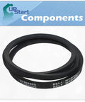 Washing Machine Drive Belt Replacement WP21352320 For HAV2557AWW, Compatible With 35 3662 Belt, black rubber belt