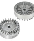 Beefed-Up Aluminum Flywheel 10K RPM For Predator 212CC 196CC 224CC Non Hemi Ghost Engines And GX160 GX200 Mini Bike Clones shown top view