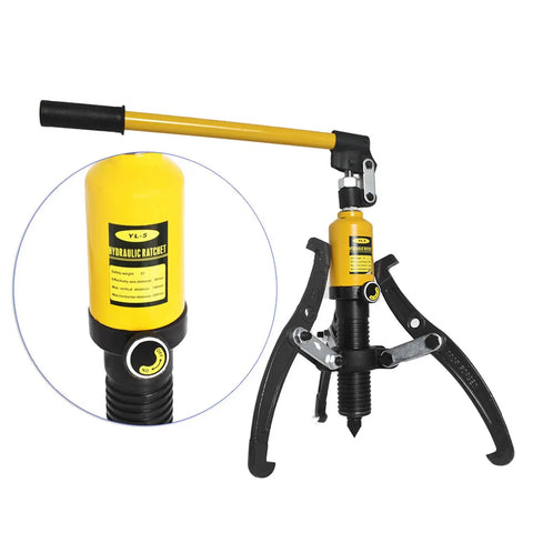 5 Ton Hydraulic Gear Puller Kit With Bearing Separator And All In One Pump For Auto Repair And Industrial Jobs Heavy Duty Claws