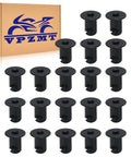 Hella Tough Aluminum Quarter Turn Fasteners With Flush Allen Head And Dzus Button Style For Zero Hassle Sheet Metal and Door Panel Mounting in a 20 Pack Kit