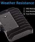 Back view of 60W LED Flood Light with Knuckle Mount for Outdoor Security, showing IP65 water resistance features.
