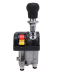 Heavy Duty Dump Truck Proportional Control Valve And PTO Switch Kit with four holes and four positions, aluminum and plastic.