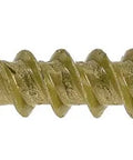 Close-up of a 75 Piece Heavy Duty Construction Lag Screw 5/16 By 5 Inches Star Drive, showcasing coarse thread and Type 17 cut point.