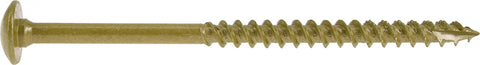 Beefy Heavy Duty Lag Screws Five Sixteenths By Six Inches With Star Drive Truss Head Bronze Epoxy Coat For Rust Resistance Type