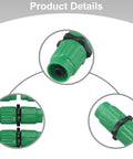 Ultimate Expandable Garden Hose Repair Kit For 5/8 And 3/4 Inch Hoses Quickly Fixes Leaks Bursts And Cracks With Durable Plastic Fittings close-up