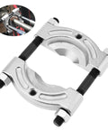 Heavy Duty Bearing Puller With One Half Inch To Four And Five Eighths Inch Jaw For Gear Pinion Wheel Hub And Bearing Separator Chrome Plated Steel Splitter Tool For Automotive Shops And DIY Enthusiasts