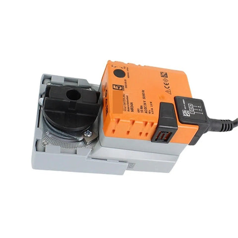 10 Nm Kick-Ass Rotary Actuator For Ball Valves 24V AC DC 3-Point Control With Manual Override Smooth 90-Degree Operation IP54 Rated For Industrial Projects showing actuator with housing and control details.