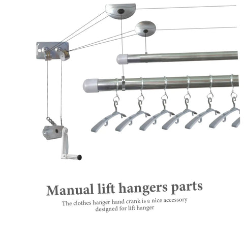 Heavy Duty Metal Crank For Clothes Drying Rack Handle Balcony Laundry Lift Pulley System Dead Simple Setup That Runs Like A Charm And Gives You More Free Time To Kick Back With Friends On The Porch
