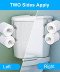 Over The Tank Toilet Paper Holder Stainless Steel Chrome Finish Easy Install No Fuss Rustproof Bathroom Tissue Storage Rack