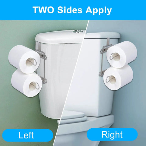 Over The Tank Toilet Paper Holder Stainless Steel Chrome Finish Easy Install No Fuss Rustproof Bathroom Tissue Storage Rack
