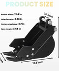 Complete Mini Excavator Accessories Kit With Narrow Screening Bucket Augers And Posthole Diggers For Digger Machines diagram