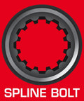 Image showing spline bolt fitting for Eight Piece One Fourth Inch Drive Universal Socket Set With Dual Finish For SAE Metric Hex Six Point Twelve Point E Torx Spline And Square Fasteners Great For Cars Home Garage And DIY Projects All In One Handy Kit.