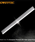 Eight Inch Jointer Knife Replacement Set Three Premium Woodworking Cutting Blades made from M2 High-speed steel.