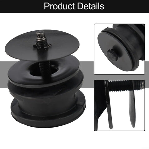 Black Plastic Electronic Fan Fixing Bracket For Tesla Model 3 And Y 2017 To 2023 showing detailed design and mounting features.