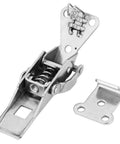 Stainless Steel Spring Loaded Toggle Latch Hasp For Cabinets Boxes Barrels And Mechanical Equipment No Fuss Easy Install