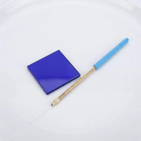 Flame Test Rod Set With Cobalt Glass Filter Sheet And Metal Alloy Wire For Classroom Chemistry Labs Hands On Demonstrations