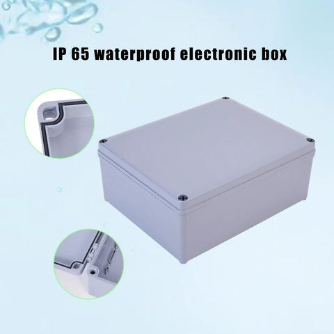 Outdoor Ready 12 By 10 By 4 Inches IP65 ABS Plastic Dustproof Waterproof Junction Box Enclosure for Indoor and Outdoor Conduit Projects