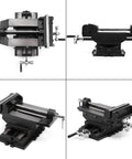 Chiyyak 6 Inch Heavy Duty Cross Slide Drill Press Bench Mount, solid cast iron with clamping force for stable machining and DIY tasks.