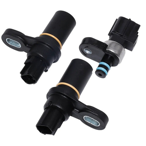 Three Piece Updated Pressure Transducer Sensor Kit For Dodge Ram Chrysler Jeep Automatic Transmissions 45RFE 545RFE 68RFE Input Output Speed Sensor Plug And Play Upgrade Fits 1999 And Up Vehicles shown