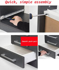 Heavy Duty Metal Drawer Slides 10 To 22 Inch Bottom Mount Rails With 99 Lbs Load Capacity Per Pair, Smooth Glide Track For Kitchen And Dresser Drawers, Includes Two Extended Guide Rails, Durable Steel Construction installed on dresser drawer