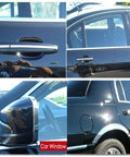 Automotive chrome trim molding, 1in wide, 16ft long, self-adhesive for truck/SUV door and window edges