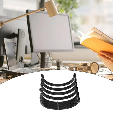 Heavy Duty 18AWG Sleeved Power Cable Extension Cord Set With 24Pin Motherboard Pcie Gpu And Cpu Connectors on desk