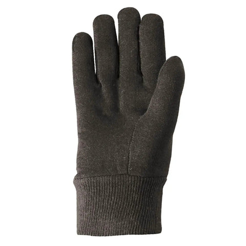 Single glove from Versatile Jersey Blend Work Gloves Pack Of 12 Large Size All Day Comfort With Seams Free Palm Design And Elastic Knit Wrist