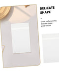 Translucent Glassine Envelopes 200 Pack 9x12 Plus 3cm Frosted Paper Bags displayed on table, showcasing delicate shape and texture.