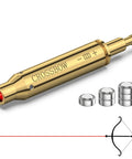 Red Laser Crossbow Bore Sight For Bow And Crossbow Arrows Threaded Sighting Tool With Batteries Two Sets Included