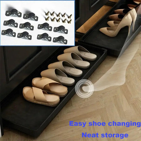 Mini Fixed Caster Wheels Set 12 Pack 0.5 Inch Low Profile Rubber Casters With Steel Top Plate Non Swivel for Furniture