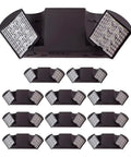 LED Hardwired Emergency Light Kit With Dual Adjustable Heads Backup Battery 6 Pack White Easy Install And Rock Solid Illumination