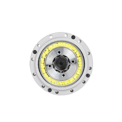 Harmonic Reducer High Precision Gearbox Strain Wave Drive For Machines With Speed Ratio 100 Smooth Operation Enhanced Torque front view
