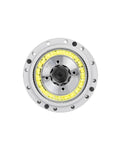 Harmonic Reducer Gearbox With Strain Wave Drive For Industrial Machines, rock-solid high-precision 30 to 1 speed ratio, front view