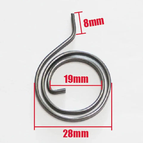 Super Tough Door Knob Repair Spring Kit With Rust Resistant Stainless Steel Internal Lever Latch Springs Perfect For Doors Chairs Hammocks And Gardens Featuring Easy Install Hook Design To Stop Stretching While Keeping Your Sliding Doors And Furniture. 28mm OD 19mm ID spring