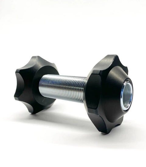 Universal Big Hub Adapter For 32 To 68 Millimeter Swingarm Hubs For Street Bike Tire Changer, visible from side angle on white background.