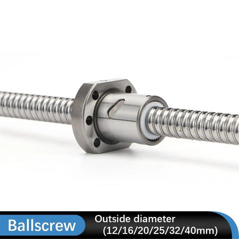 Ball Screw Nut Set For SFU4005 SFU4010 Series With Rails Pro Grade Linear Motion Kit 300 To 1500mm Length Close-up