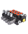 High efficiency hydraulic directional valve with spring return for heavy-duty projects, 11 GPM flow, 3625 PSI relief, SAE ports.