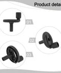 Table Saw Handwheel Replacement Round Handwheel With Revolving Knob Handle Fits DW745 DWE7480 DCS7485B details