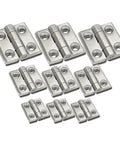 Heavy Duty 304 Stainless Steel Corner Door Hinge for Industrial Equipment and Cabinets, 50x50 mm, corrosion resistant hardware